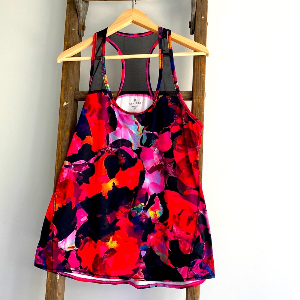 Athleta racetrack tank large tall